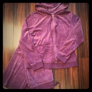 Velour Track Suit